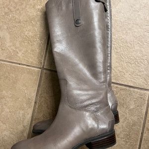 Sam Edelman grey riding boots